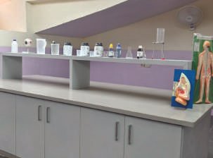 Science laboratory at Alijah Kotla